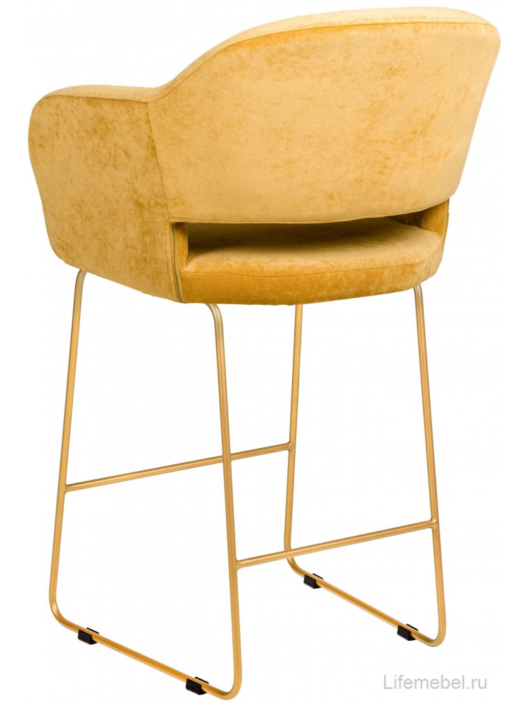 Полубарный стул Oscar Линк жёлтый / золото