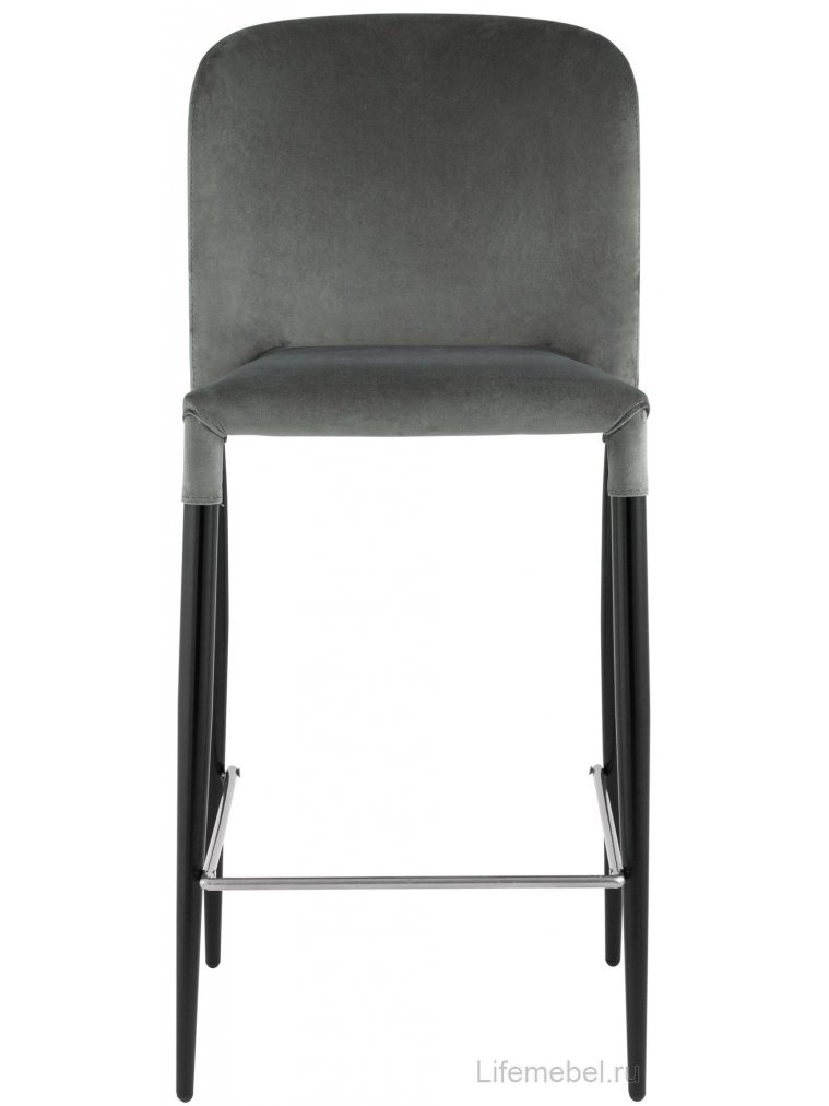 Полубарный стул Лаура серый
