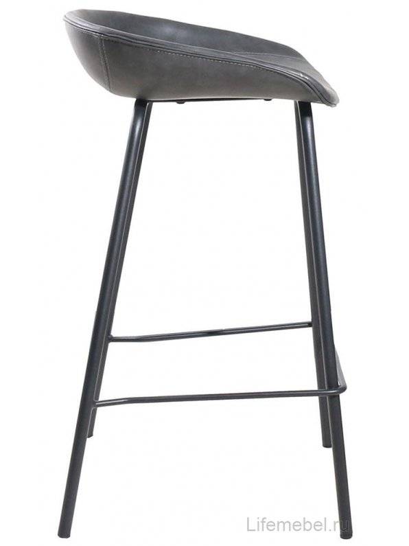 Полубарный стул Loft серый