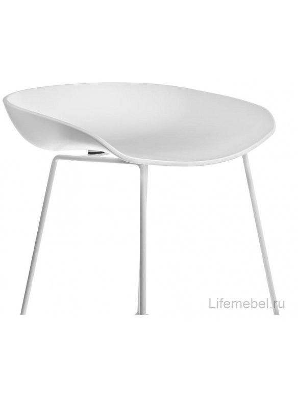 Полубарный стул Neo белый