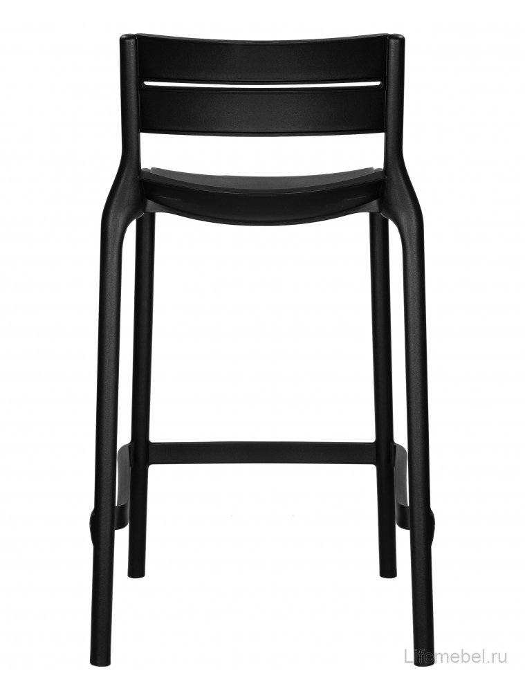 Полубарный стул Nessa черный