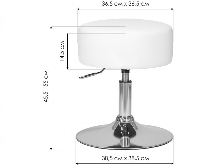 Полубарный стул Danny серый