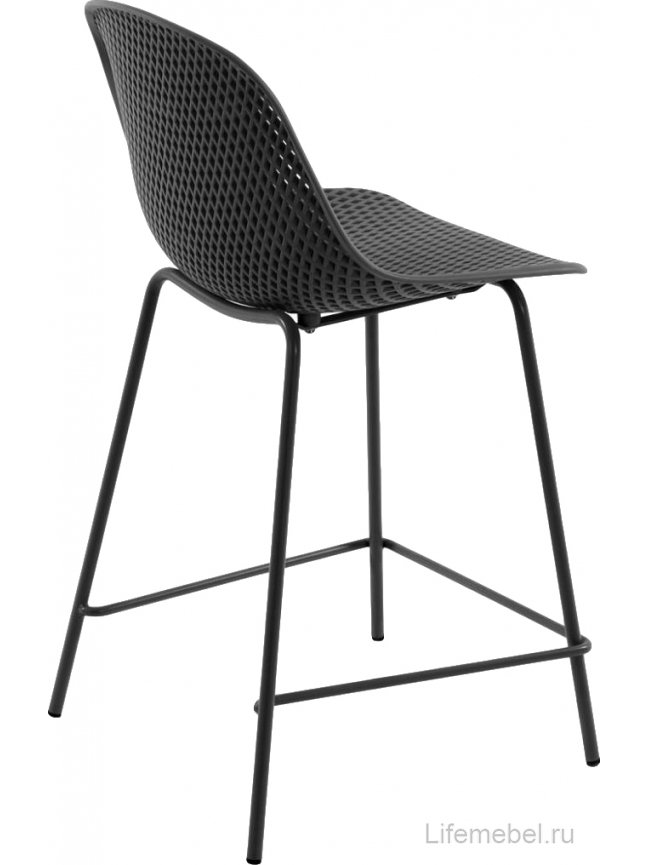 Полубарный стул Quinby серый