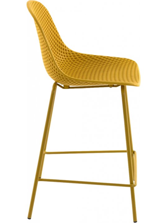 Полубарный стул Quinby желтый