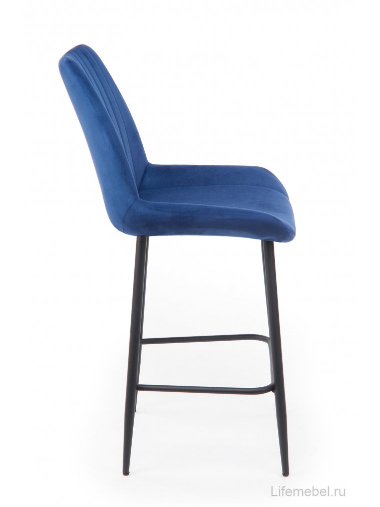 Полубарный стул Седа 360 синий (zd 798) / черный