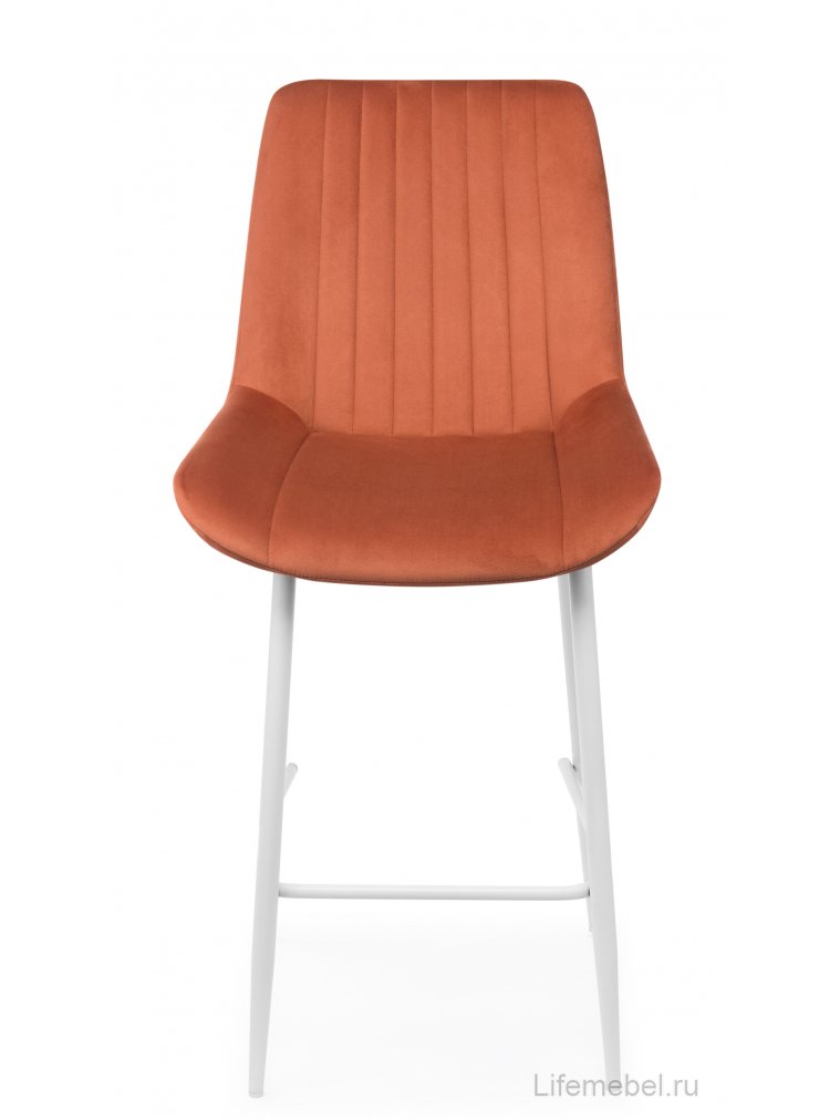 Полубарный стул Седа 360 терракотовый (zd 432) / белый