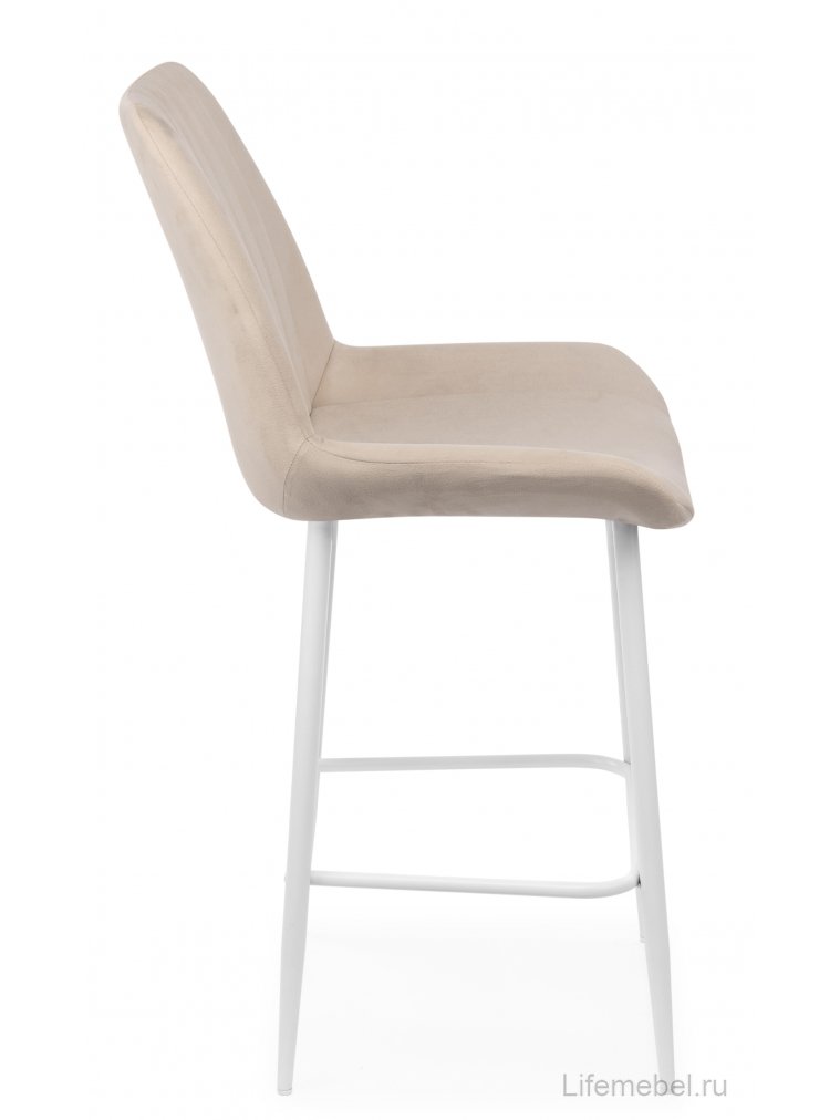 Полубарный стул Седа бежевый (zd 210) / белый