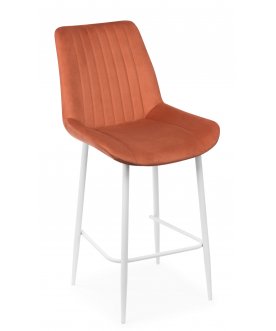 Полубарный стул Седа терракотовый (zd 432) / белый