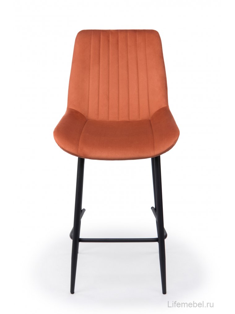 Полубарный стул Седа терракотовый (zd 432) / черный