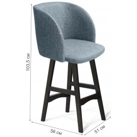 Полубарный стул Sheffilton SHT-ST33 / S65-1