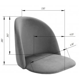 Полубарный стул SHT-ST35-1/S131-1