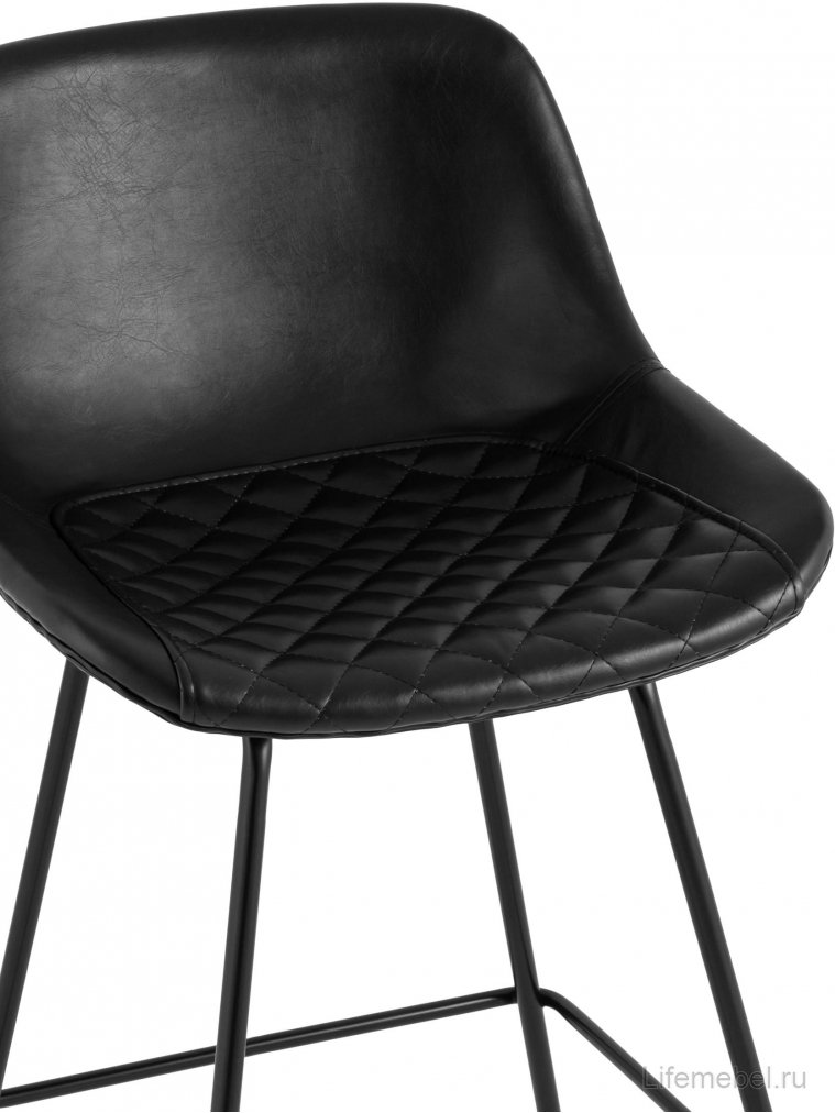 Полубарный стул Сигит черный