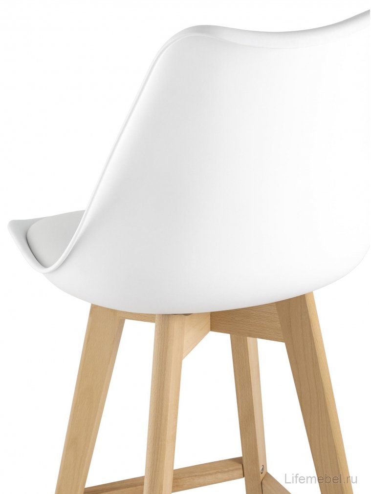 Полубарный стул Майн белый