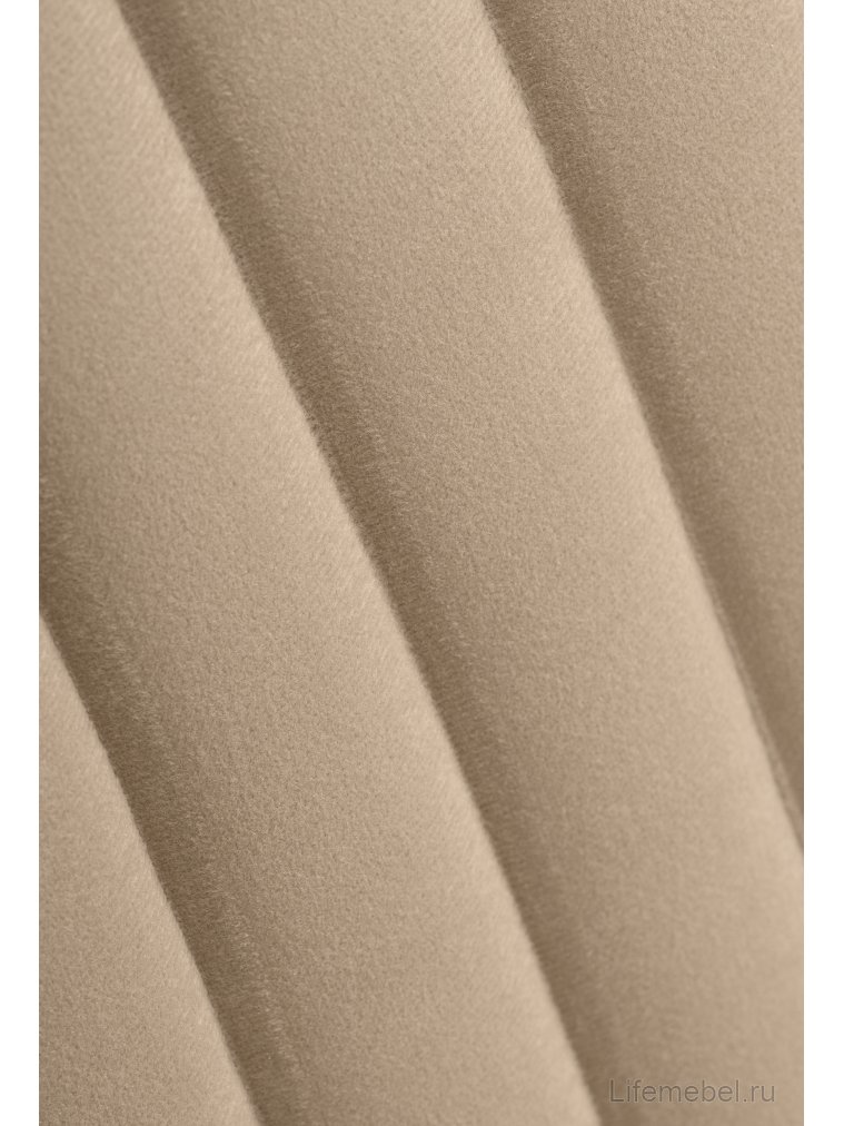 Полубарный стул Вейв бежевый велютто 05 / черный каркас