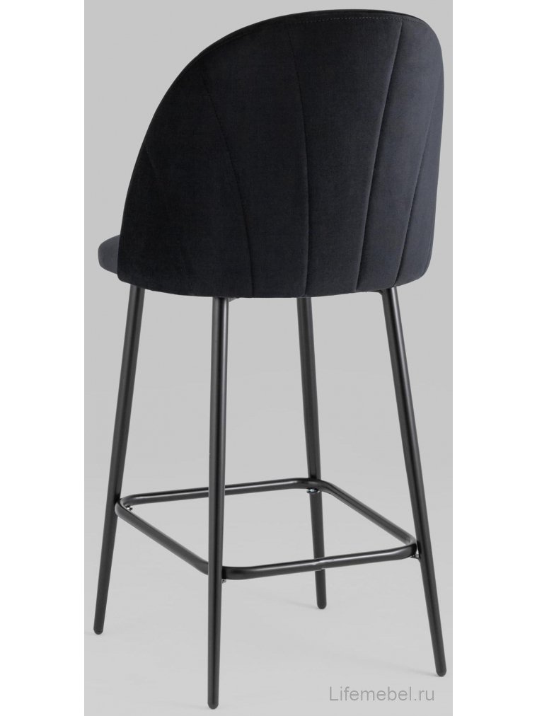 Полубарный стул Закур черный