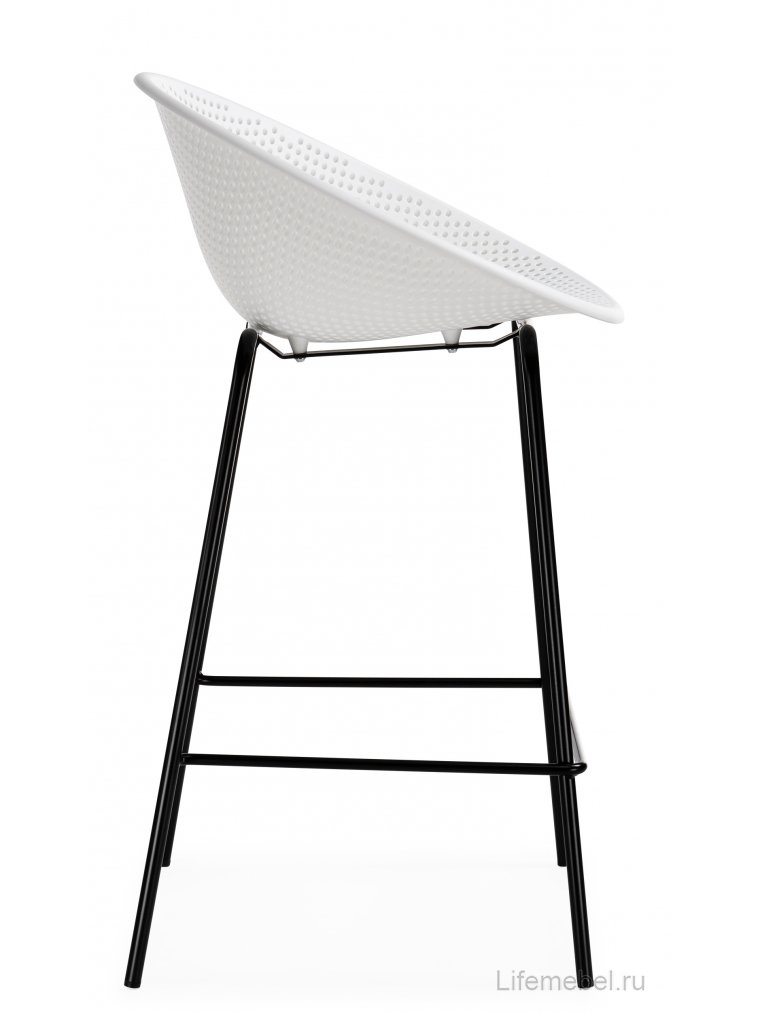 Полубарный стул Zeta white  / black