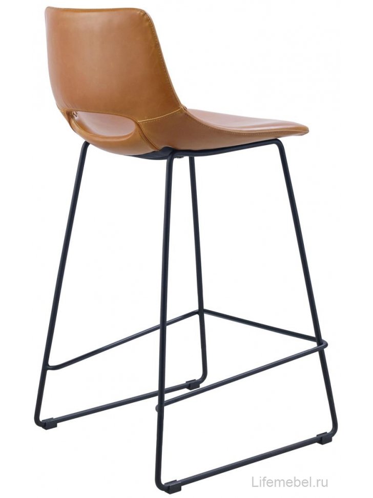 Полубарный стул Ziggy коричневый