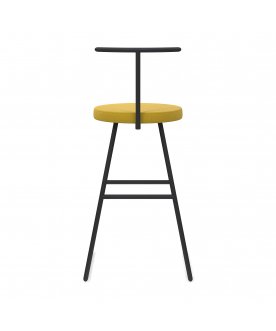 Барный стул Сканди-65 софт ткань ricco/черный