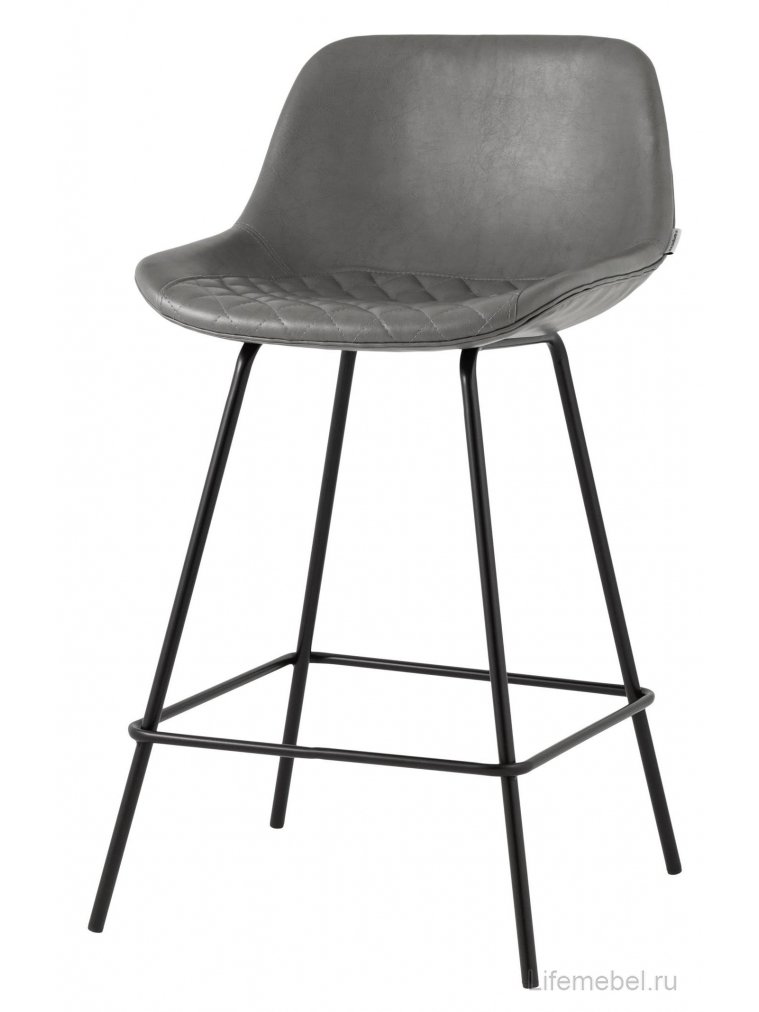 Полубарный стул Сигит серый