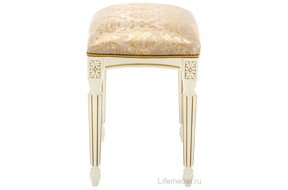 Банкетка Беттино патина золото / бежевый