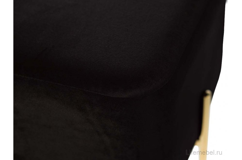 Банкетка GY-BEN7772GOLD-BL черный / золото