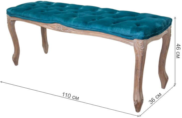 Банкетка Kina 5KS24529-B narrow blue