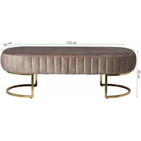 Банкетка N-BH2009 BG BR