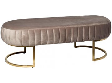 Банкетка N-BH2009 BG BR серо-бежевая