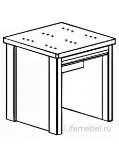 Табурет Парма 807 кремовый белый