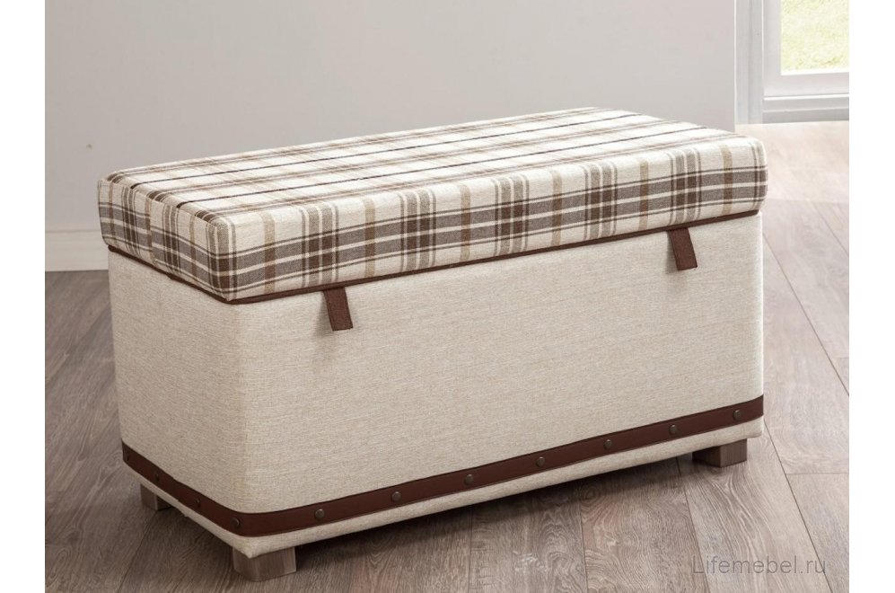 Банкетка детская Plaid коричневая