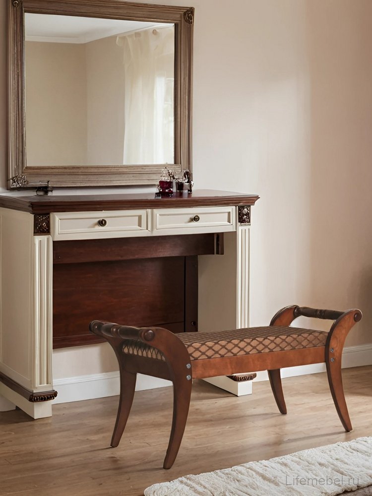 Банкетка Тиффани средне-коричневая