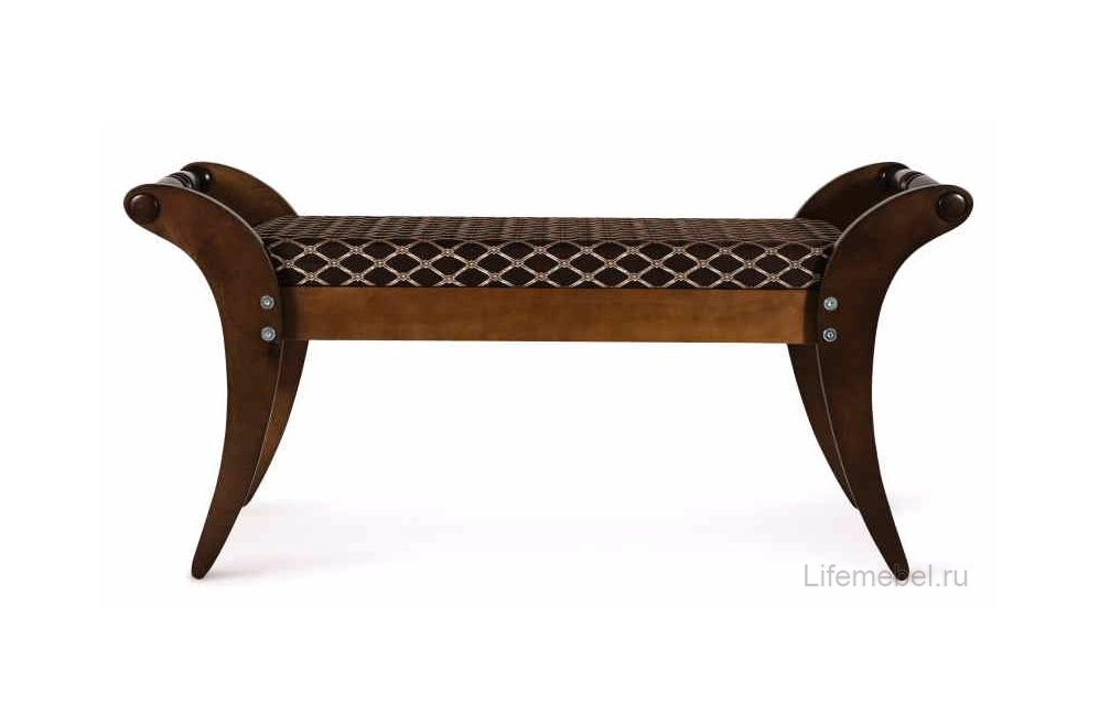 Банкетка Тиффани темно-коричневая