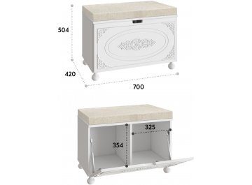 Банкетка Ассоль АС-70