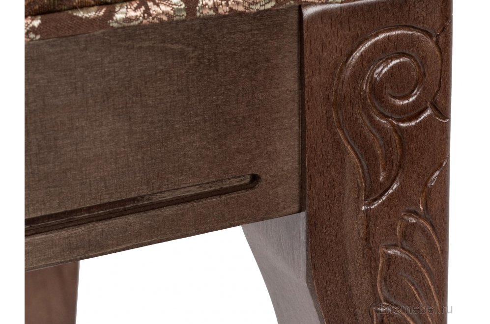 Банкетка  Валентино орех / шоколад