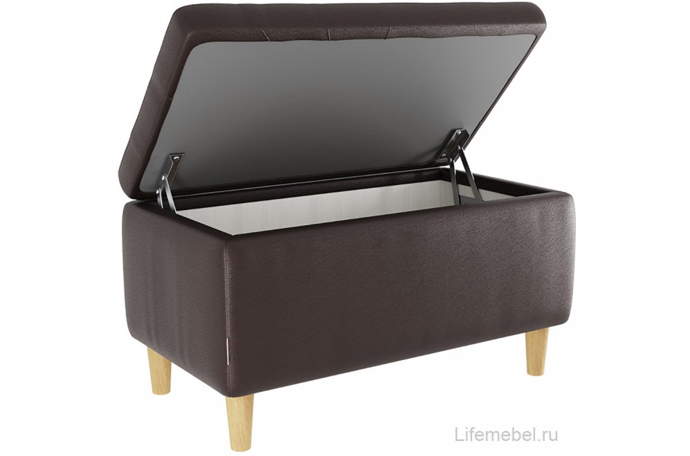 Пуф Чарли шоколад экокожа