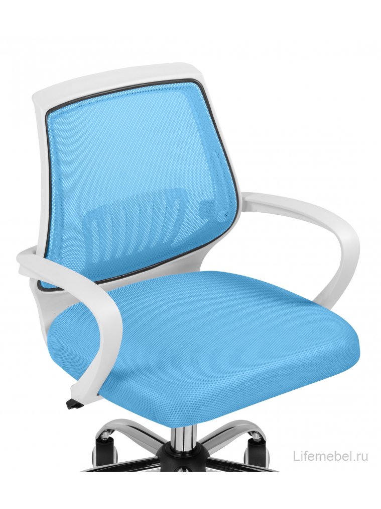 Компьютерное кресло Ergoplus blue / white