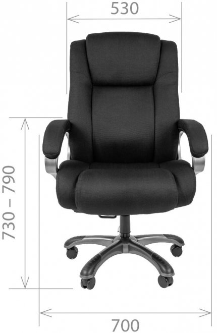 Компьютерное кресло Chairman 410 ткань SX серое