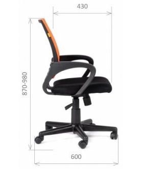 Компьютерное кресло 696 TW оранжевый