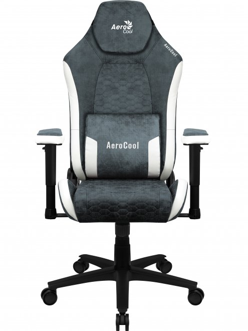 Компьютерное кресло Aerocool crown aerosuede steel blue