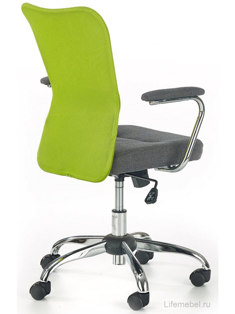 Компьютерное кресло Andy серое / зеленое