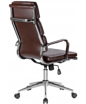 Офисное кресло Arnold коричневое / хром