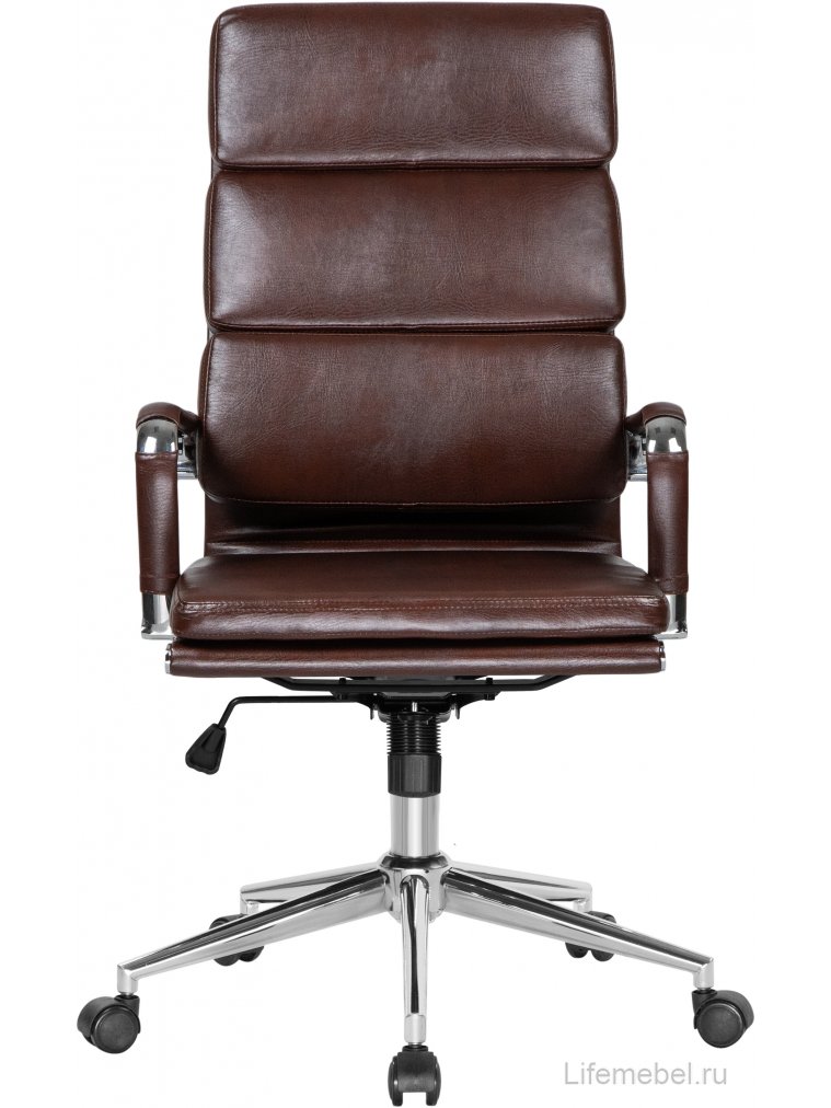 Компьютерное кресло Arnold коричневое / хром