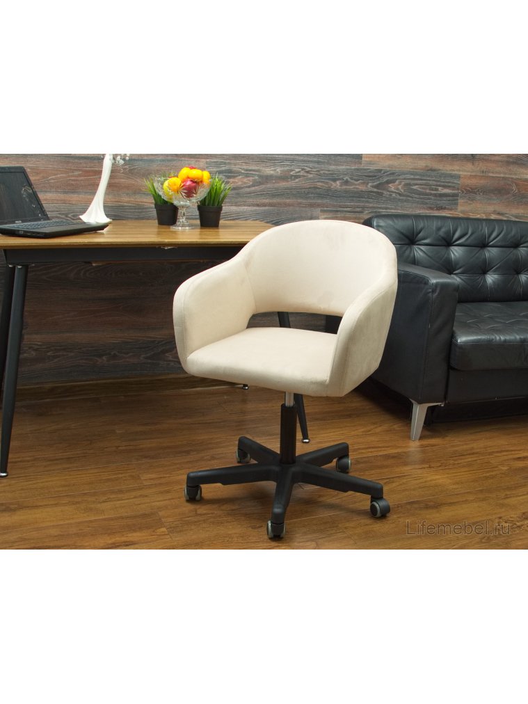 Компьютерное кресло Бабби чёрный / бежевый