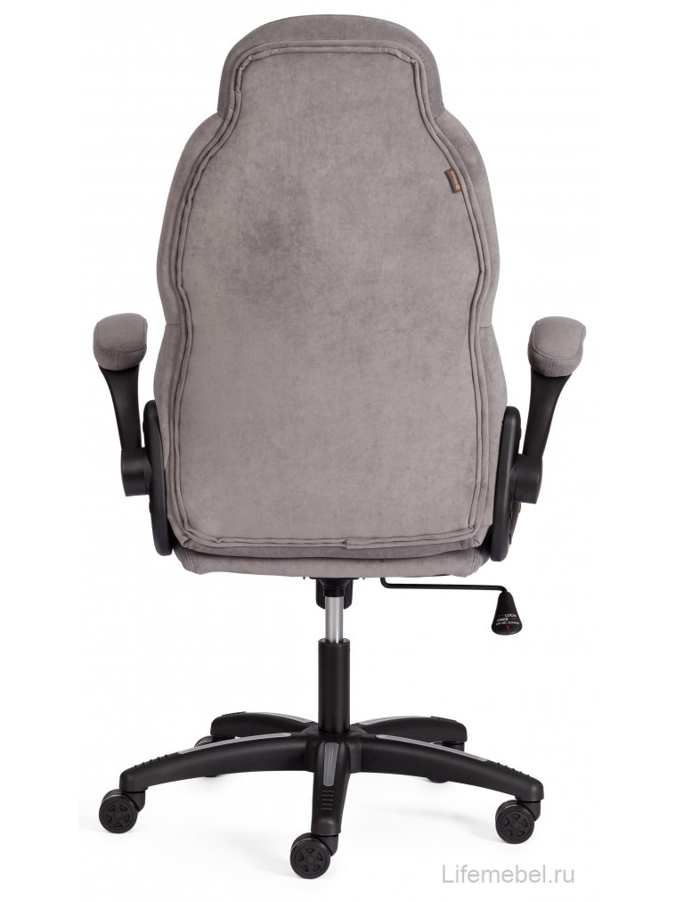 Компьютерное кресло Bazuka флок серый 29