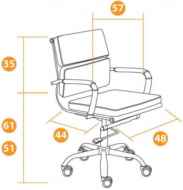 Компьютерное кресло Besto-Low черное