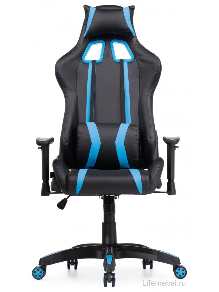Компьютерное кресло Blok light blue / black