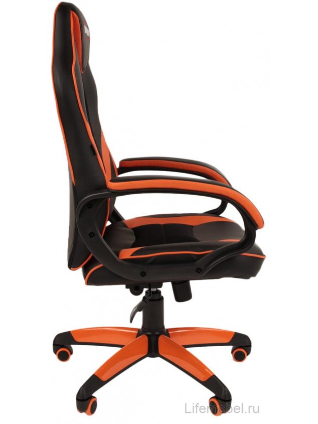 Компьютерное кресло Brabix Accent GM0161 TW черное / оранжевое