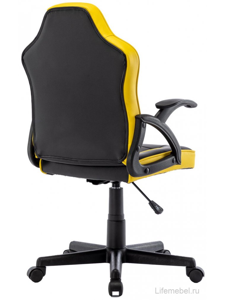 Компьютерное кресло Brabix Shark GM-203 экокожа черный / желтый