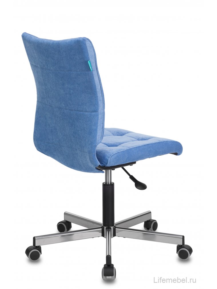 Компьютерное кресло Бюрократ CH-330M/velv86 голубой velvet 86 / крестовина металл