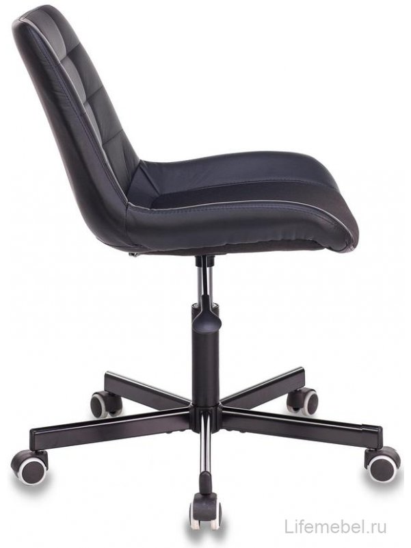 Компьютерное кресло Бюрократ CH-350M black без подлокотников черное